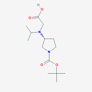 (R)-3-(Carboxymethyl-isopropyl-amino)-pyrrolidine-1-carboxylic acid tert-butyl ester - 