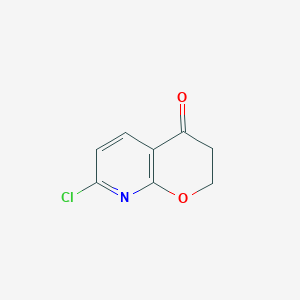 7-chloro-2,3-dihydropyrano[2,3-b]pyridin-4-one - 
