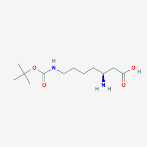 (S)-3-Amino-7-((tert-butoxycarbonyl)amino)heptanoic acid - 