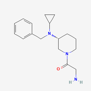 (R)-2-Amino-1-(3-(benzyl(cyclopropyl)amino)piperidin-1-yl)ethanone - 