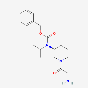 [(S)-1-(2-Amino-acetyl)-piperidin-3-yl]-isopropyl-carbamic acid benzyl ester - 