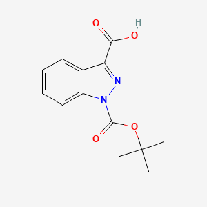 1-(tert-Butoxycarbonyl)-1H-indazole-3-carboxylic acid - 