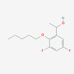 1-(3,5-Difluoro-2-(pentyloxy)phenyl)ethanol - 