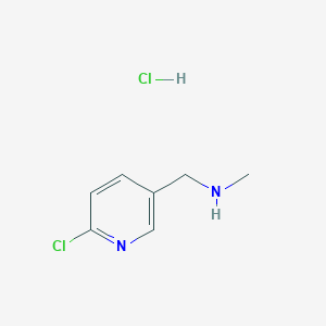 (6-Chloro-pyridin-3-ylmethyl)-methyl-amine hydrochloride - 