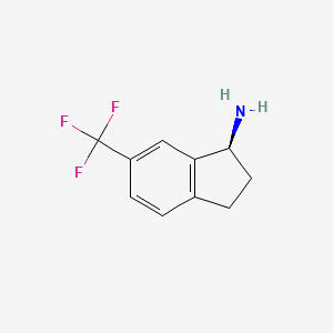 (S)-6-(Trifluoromethyl)-2,3-dihydro-1H-inden-1-amine - 