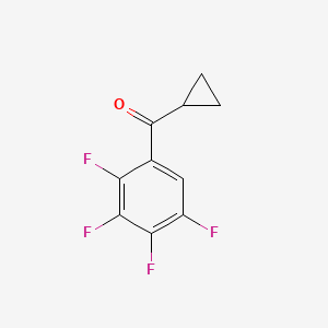 2,3,4,5-Tetrafluorophenyl cyclopropyl ketone - 