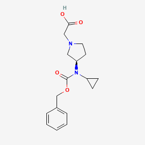 [(R)-3-(Benzyloxycarbonyl-cyclopropyl-amino)-pyrrolidin-1-yl]-acetic acid - 