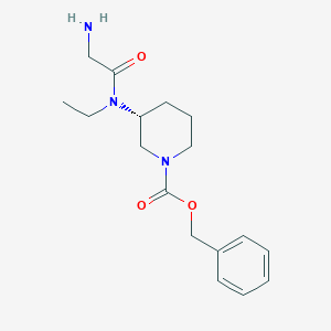 (R)-3-[(2-Amino-acetyl)-ethyl-amino]-piperidine-1-carboxylic acid benzyl ester - 