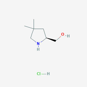 (S)-4,4-Dimethyl-2-hydroxymethyl-pyrrolidine hcl - 