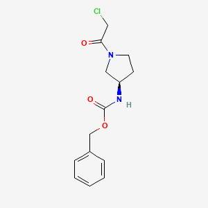 [(R)-1-(2-Chloro-acetyl)-pyrrolidin-3-yl]-carbamic acid benzyl ester - 
