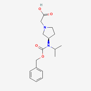 [(R)-3-(Benzyloxycarbonyl-isopropyl-amino)-pyrrolidin-1-yl]-acetic acid - 