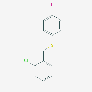 1-Chloro-2-[(4-fluorophenyl)sulfanylmethyl]benzene - 