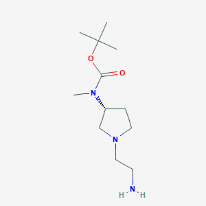 [(R)-1-(2-Amino-ethyl)-pyrrolidin-3-yl]-methyl-carbamic acid tert-butyl ester - 