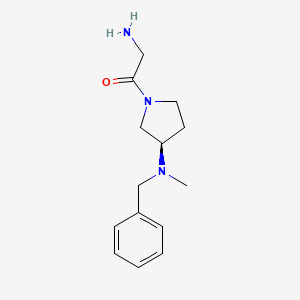 2-Amino-1-[(R)-3-(benzyl-methyl-amino)-pyrrolidin-1-yl]-ethanone - 