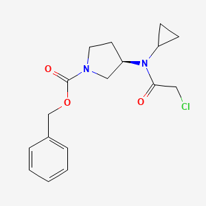 (R)-3-[(2-Chloro-acetyl)-cyclopropyl-amino]-pyrrolidine-1-carboxylic acid benzyl ester - 