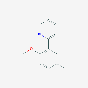 2-(2-Methoxy-5-methylphenyl)pyridine - 