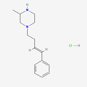 3-Methyl-1-((E)-4-phenyl-but-3-enyl)-piperazine hydrochloride - 