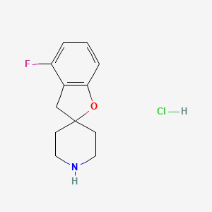 4-Fluoro-3H-spiro[benzofuran-2,4'-piperidine] hydrochloride - 