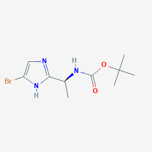 (S)-Tert-butyl (1-(4-bromo-1H-imidazol-2-YL)ethyl)carbamate - 
