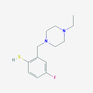 4-Fluoro-2-[(4-ethylpiperazino)methyl]thiophenol - 