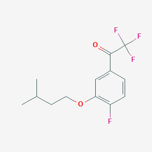 2,2,2-Trifluoro-1-(4-fluoro-3-(isopentyloxy)phenyl)ethanone - 