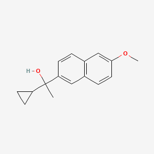 1-(6-Methoxy-2-naphthyl)-1-cyclopropyl ethanol - 