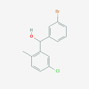 3-Bromo-3'-chloro-6'-methylbenzhydrol - 1443343-08-5