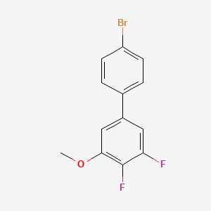 4-Bromo-3',4'-difluoro-5'-methoxybiphenyl - 