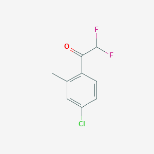 1-(4-Chloro-2-methylphenyl)-2,2-difluoroethanone - 