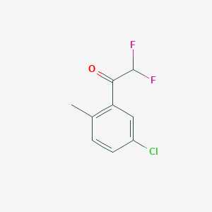 1-(5-Chloro-2-methylphenyl)-2,2-difluoroethanone - 