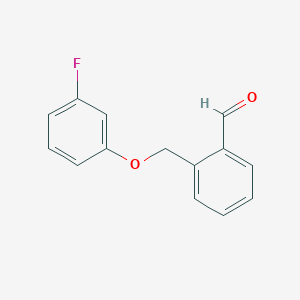 2-((3-Fluorophenoxy)methyl)benzaldehyde - 
