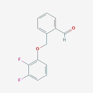 2-((2,3-Difluorophenoxy)methyl)benzaldehyde - 