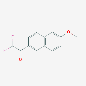 2,2-Difluoro-1-(6-methoxynaphthalen-2-yl)ethanone - 