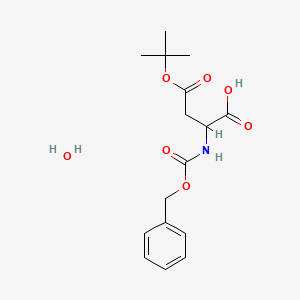 2-(((Benzyloxy)carbonyl)amino)-4-(tert-butoxy)-4-oxobutanoic acid hydrate - 