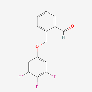 2-((3,4,5-Trifluorophenoxy)methyl)benzaldehyde - 