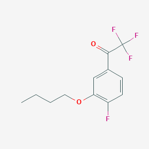 1-(3-Butoxy-4-fluorophenyl)-2,2,2-trifluoroethanone - 