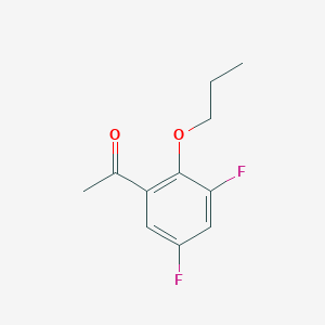 1-(3,5-Difluoro-2-propoxyphenyl)ethanone - 