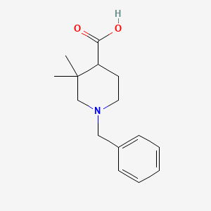1-Benzyl-3,3-dimethyl-piperidine-4-carboxylic acid - 