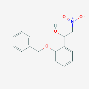 1-[2-(benzyloxy)phenyl]-2-nitroethan-1-ol - 