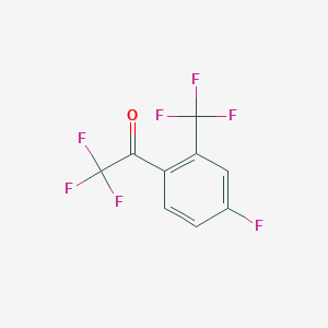 2,2,2-Trifluoro-1-(4-fluoro-2-trifluoromethylphenyl)ethanone - 