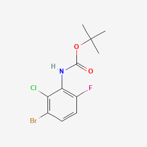 3-Bromo-2-chloro-6-fluoroaniline, N-BOC protected - 