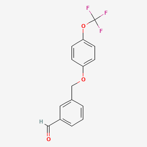 3-[4-(Trifluoromethoxy)phenoxymethyl]benzaldehyde - 