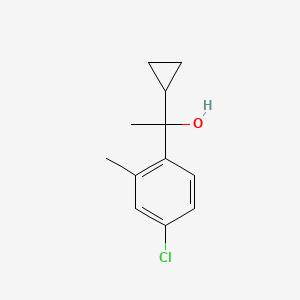 1-(4-Chloro-2-methylphenyl)-1-cyclopropyl ethanol - 