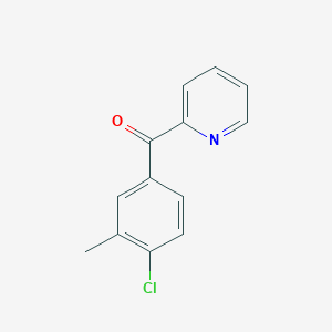 2-(4-Chloro-3-methylbenzoyl)pyridine - 