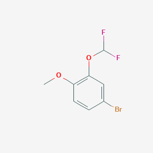 4-Bromo-2-(difluoromethoxy)-1-methoxybenzene - 