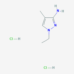 1-ethyl-4-methyl-1H-pyrazol-3-amine dihydrochloride - 
