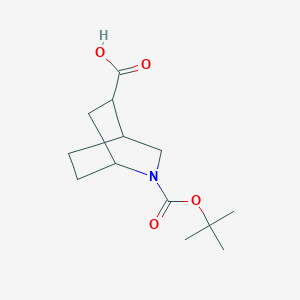 2-[(Tert-butoxy)carbonyl]-2-azabicyclo[2.2.2]octane-5-carboxylic acid - 