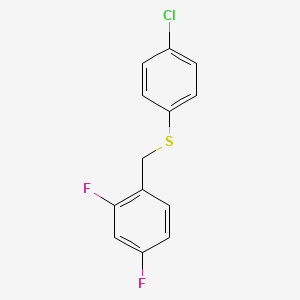 1,3-Difluoro-4-[(4-chlorophenyl)sulfanylmethyl]benzene - 