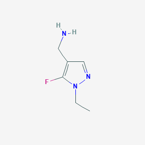 1-(1-Ethyl-5-fluoro-1h-pyrazol-4-yl)methanamine - 