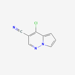 4-chloro-Pyrrolo[1,2-b]pyridazine-3-carbonitrile - 